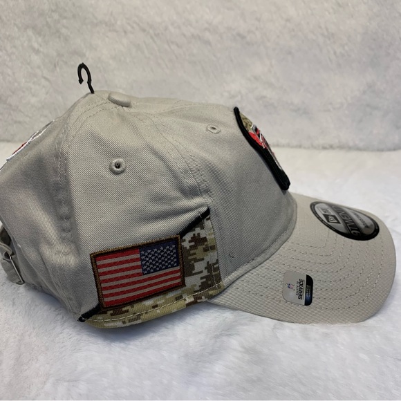 Atlanta Falcons New Era 2023 Salute To Service 9TWENTY Cap Stone Color - Picture 5 of 13